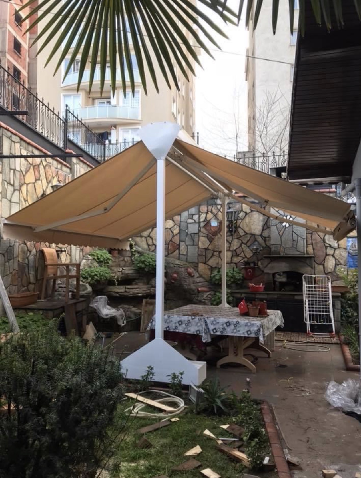 Mafsallı tente